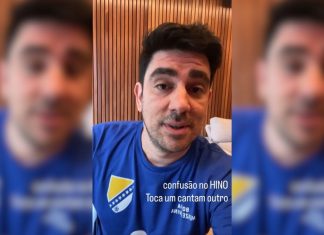 Fã da Bósnia, Adnet se empolga com o jogo e até posta canto em bósnio; veja