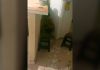 VÍDEO: Moradora relata pânico após homem invadir casa pelo forro para fugir de suposta ameaça